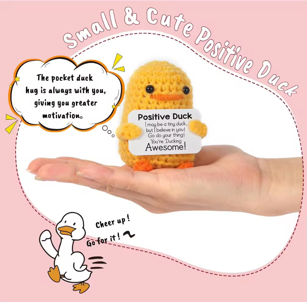 Positive Crochet Duckling 💛