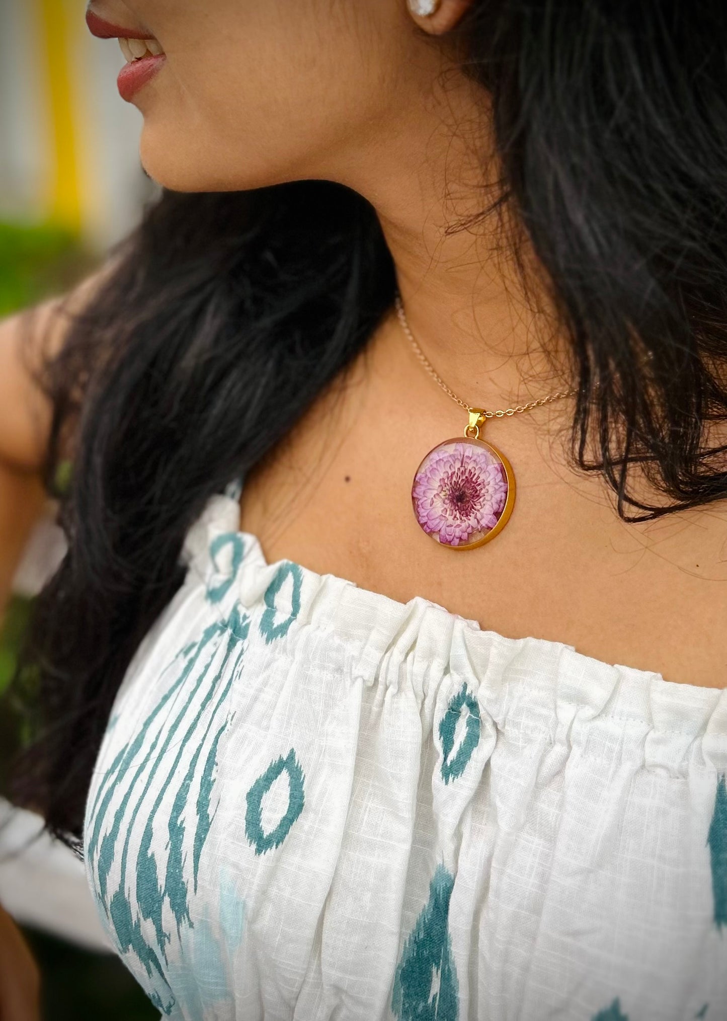 Chrysanthemum Pendant