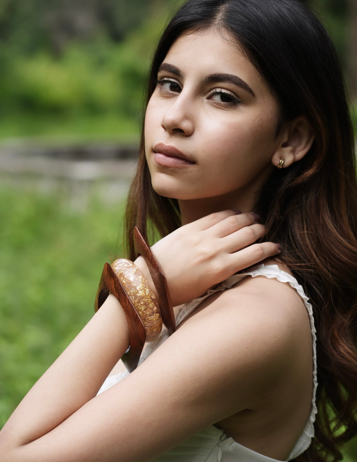☀️ Solaris Resin Bangle Stack