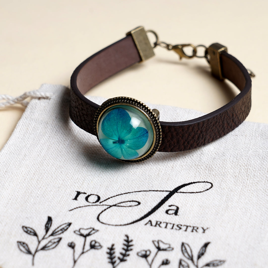 Blue Hydrangea Band, Reimagined in Resin & Emotion
