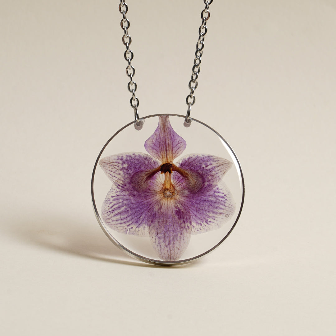 The Purple Orchid Charm