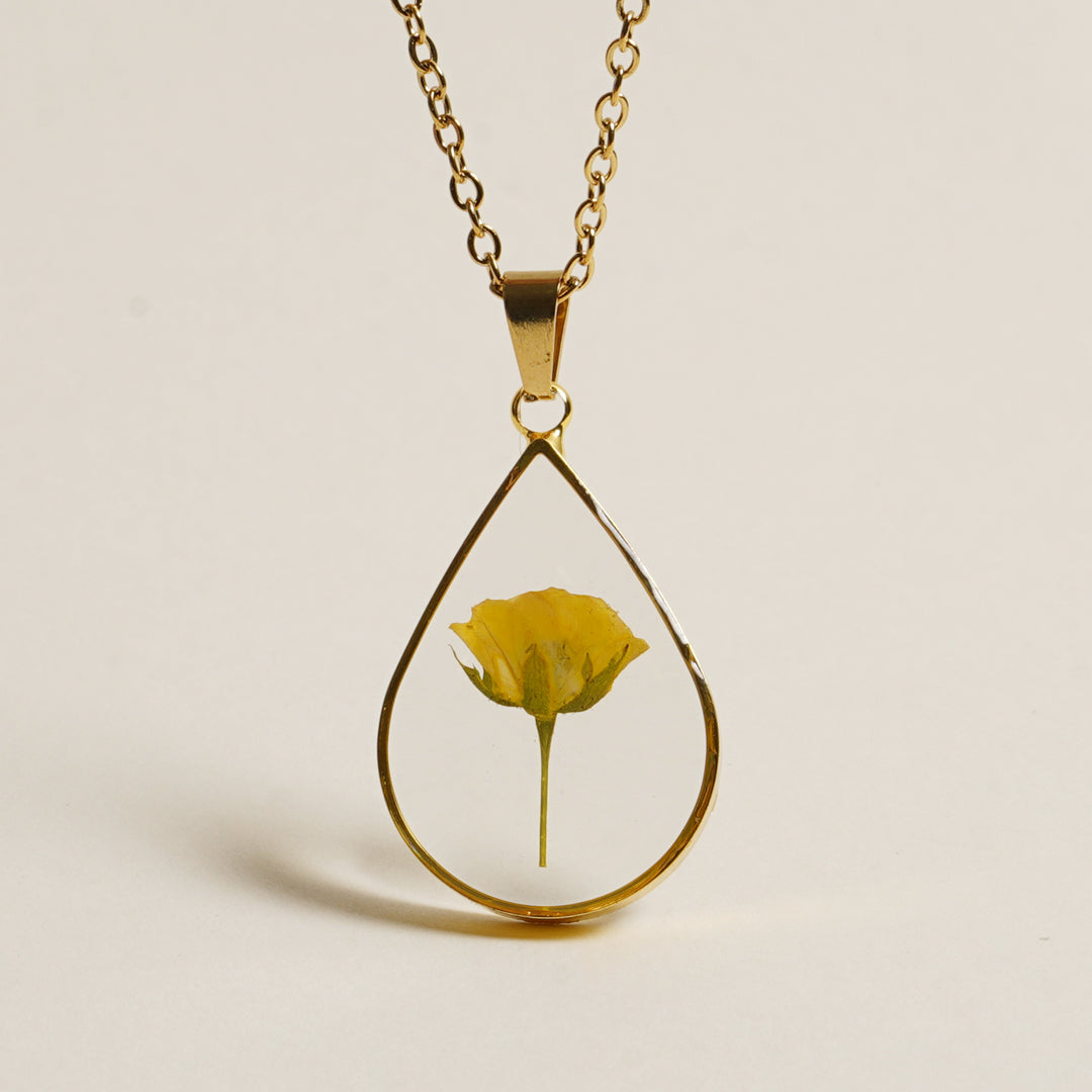Pyaar dosti hai - Yellow Rose Pendant