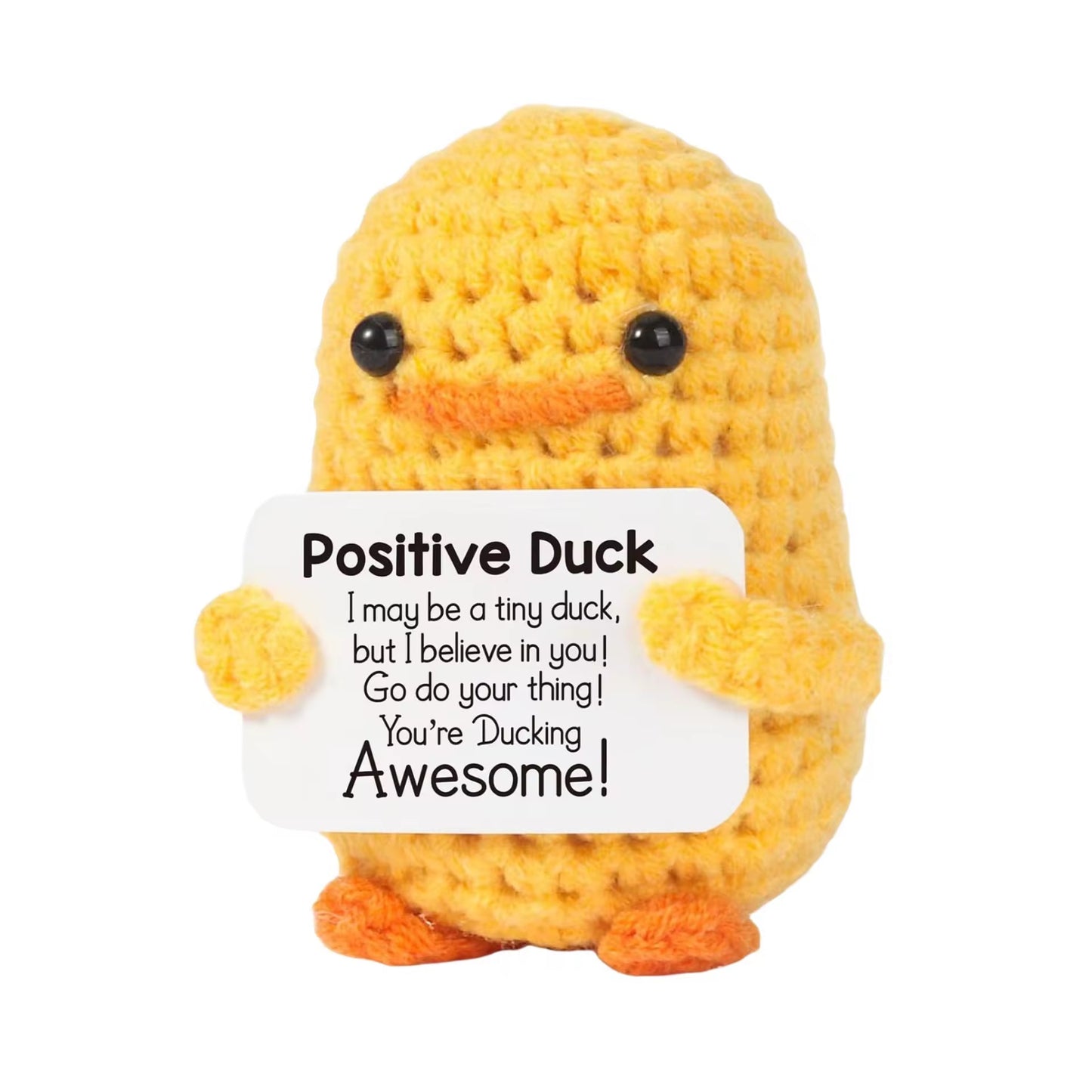Positive Crochet Duckling 💛