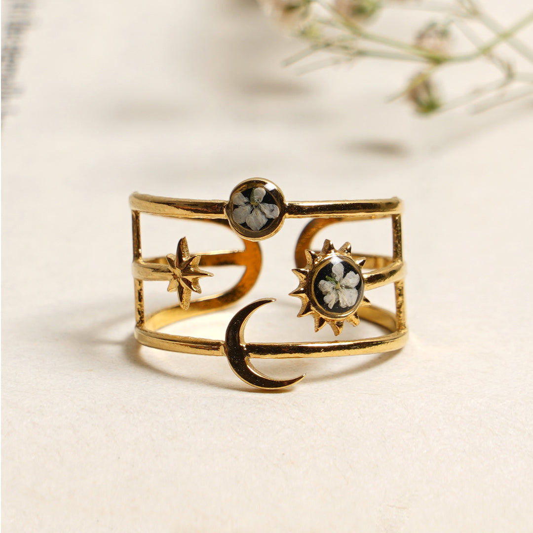 Celestial Flora Stack 🌞🌛⭐️🌼
