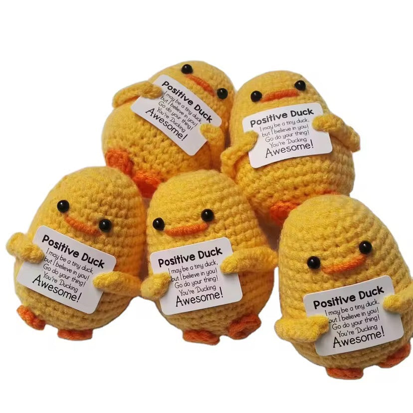 Positive Crochet Duckling 💛