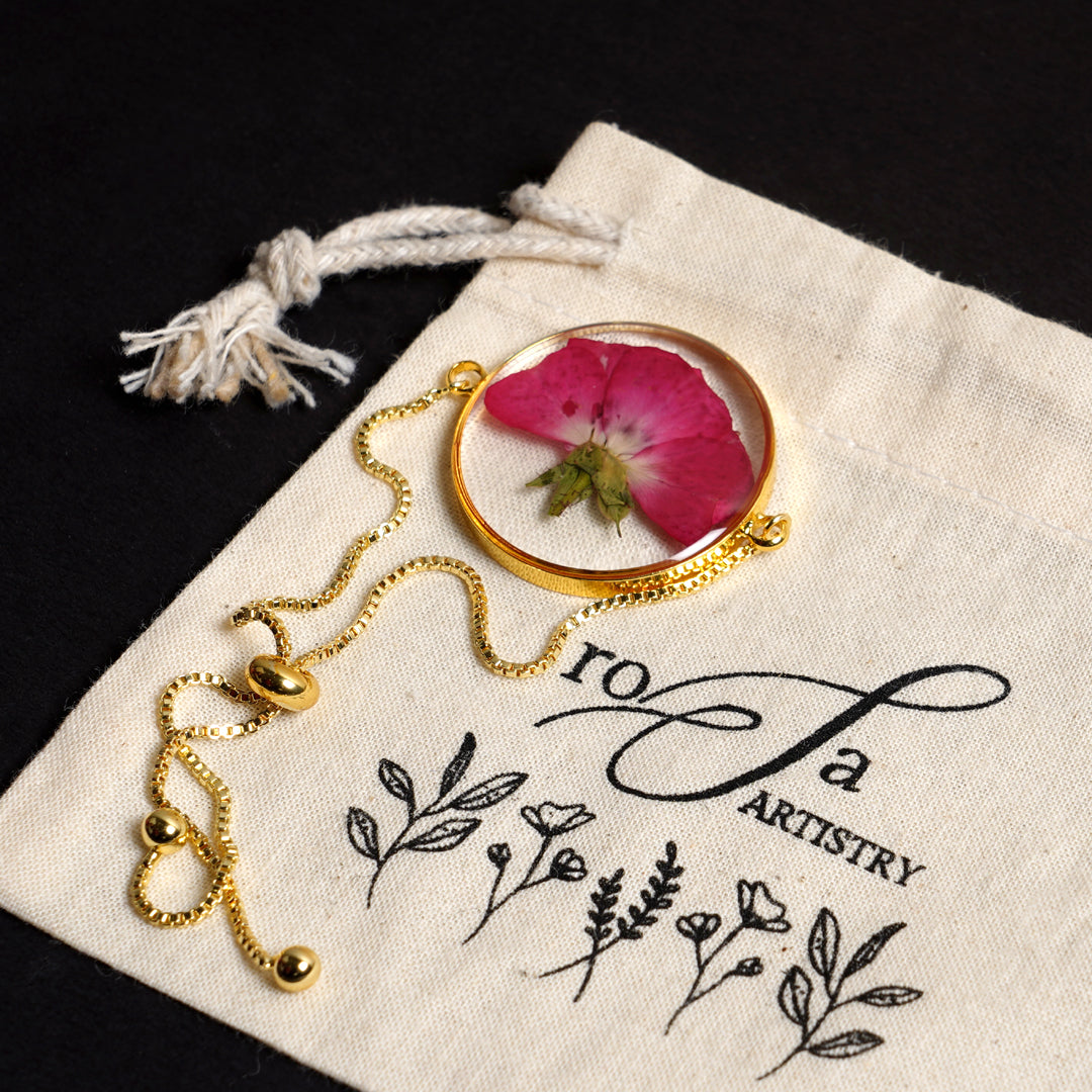 Rouge - Red Rose Bracelet