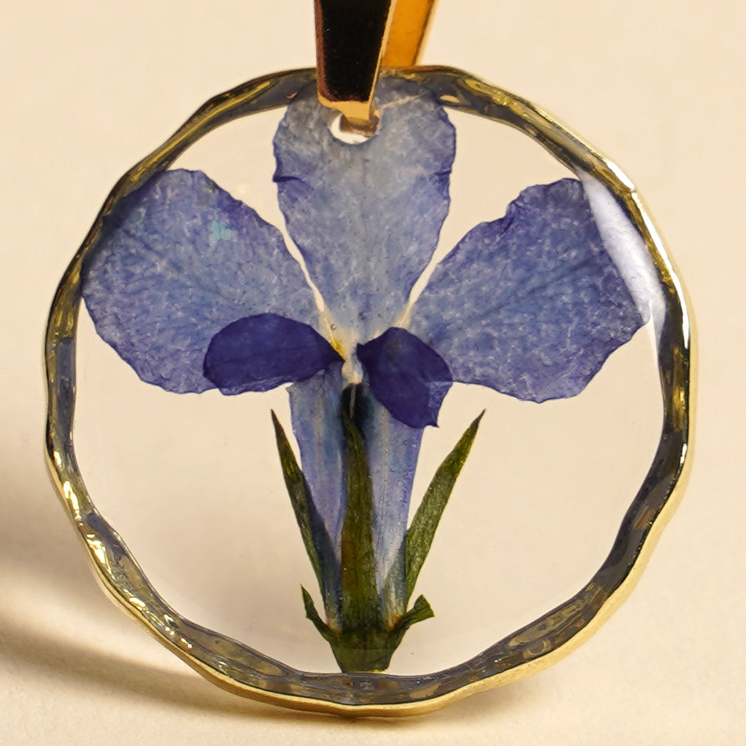 The Great Blue LOBELIA Flower Pendant