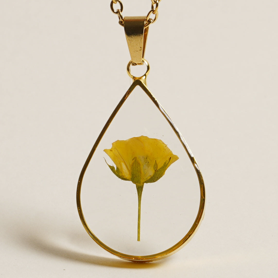 Pyaar dosti hai - Yellow Rose Pendant