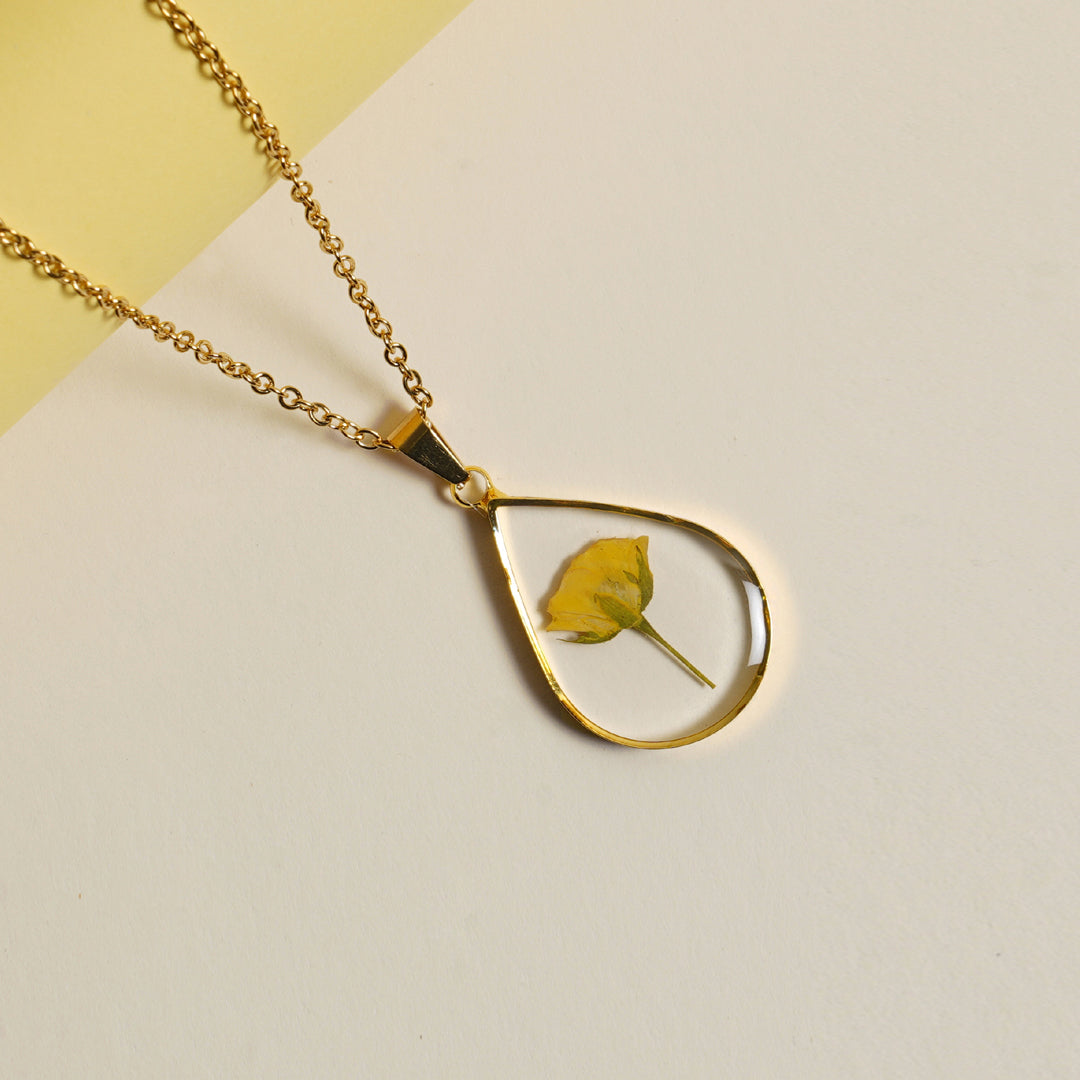 Pyaar dosti hai - Yellow Rose Pendant