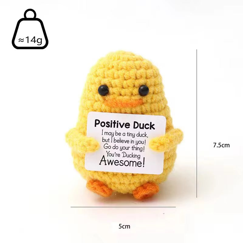 Positive Crochet Duckling 💛