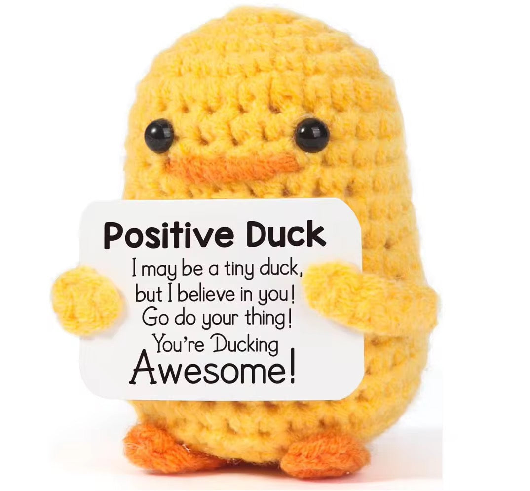 Positive Crochet Duckling 💛