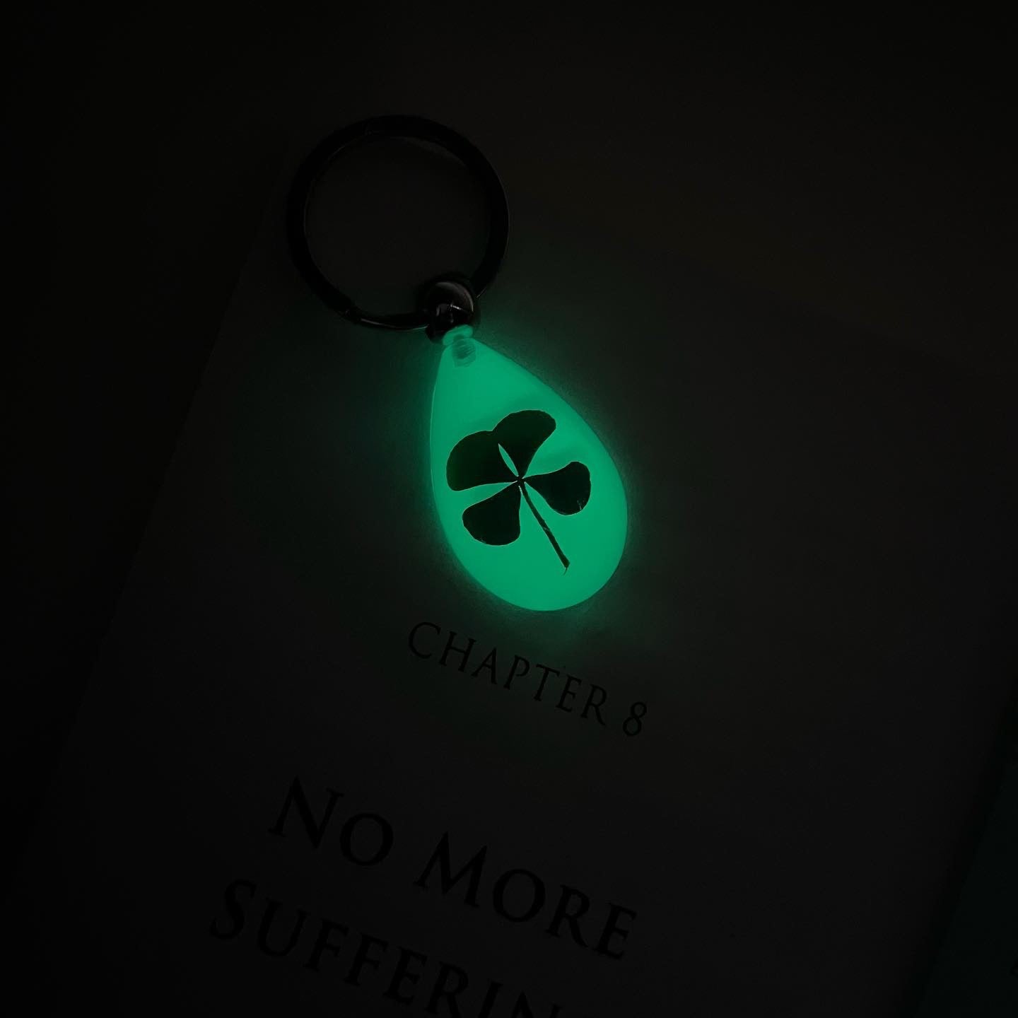 You are MY LUCKY CLOVER ๐ - Glow Keychain