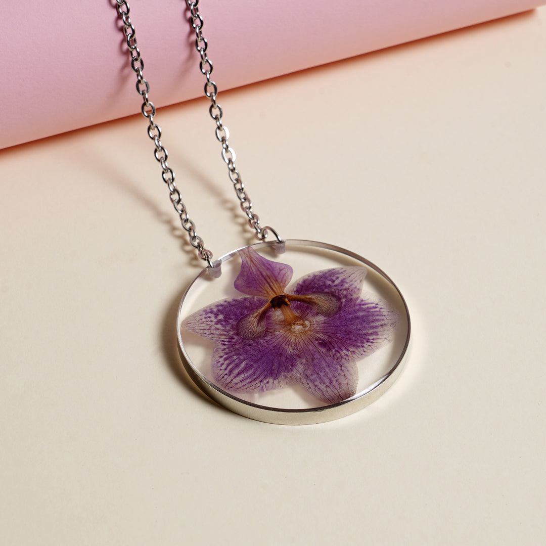 The Purple Orchid Charm