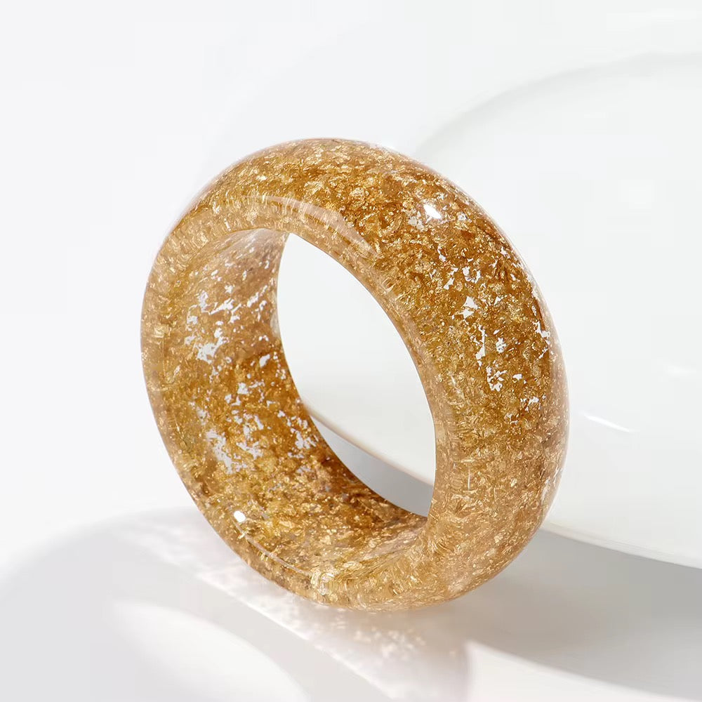 ☀️ Solaris Resin Bangle Stack