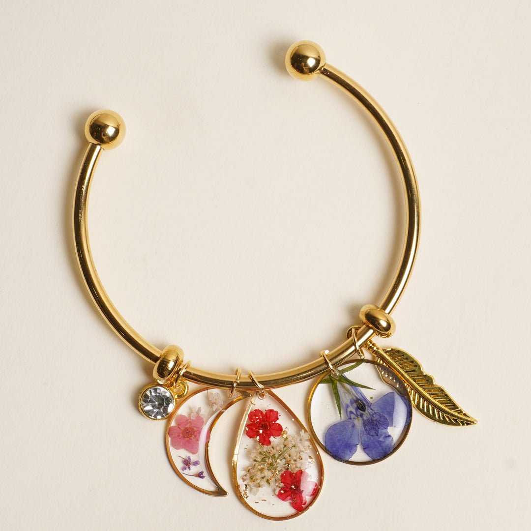 Veritas Fleur Resin Bangle