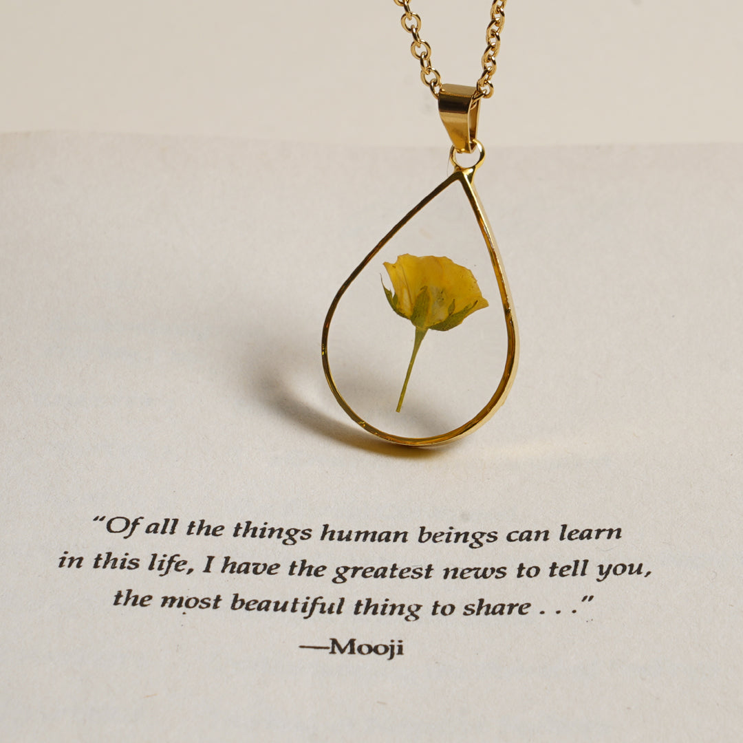 Pyaar dosti hai - Yellow Rose Pendant
