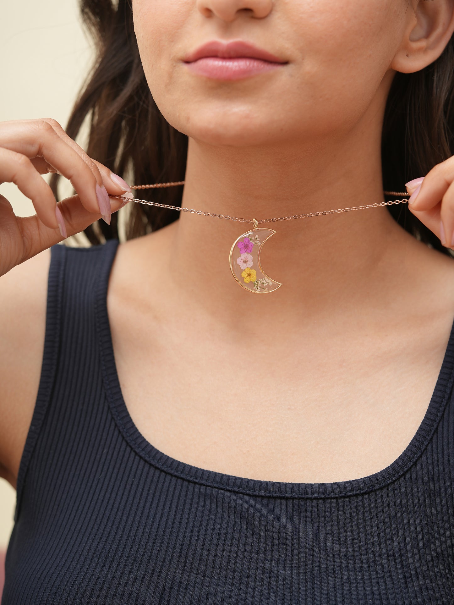 Luna- Moon and Bloom Necklace