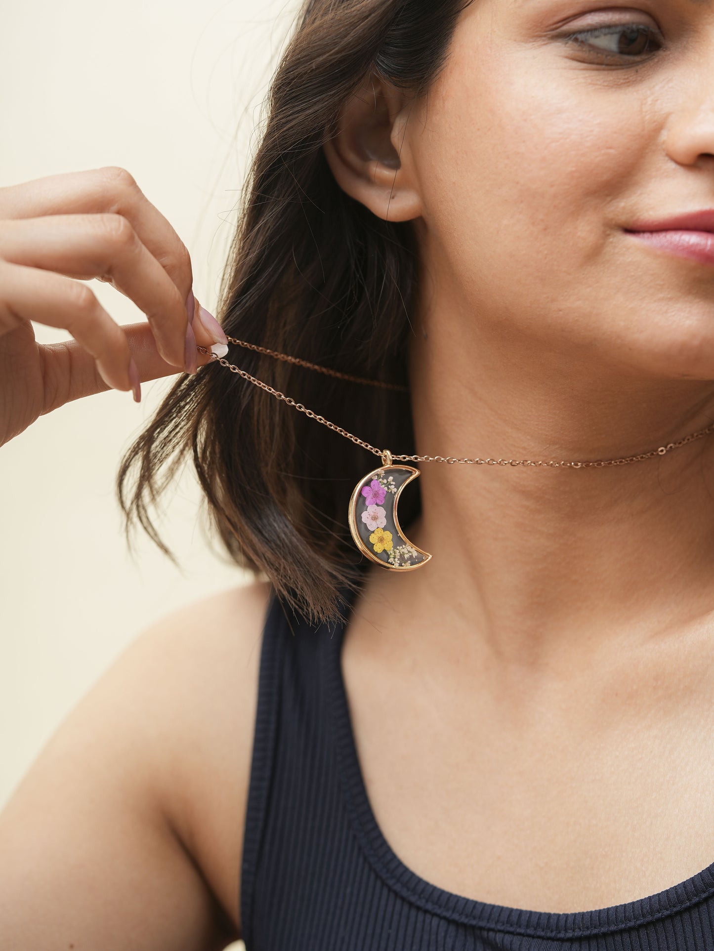 Luna- Moon and Bloom Necklace