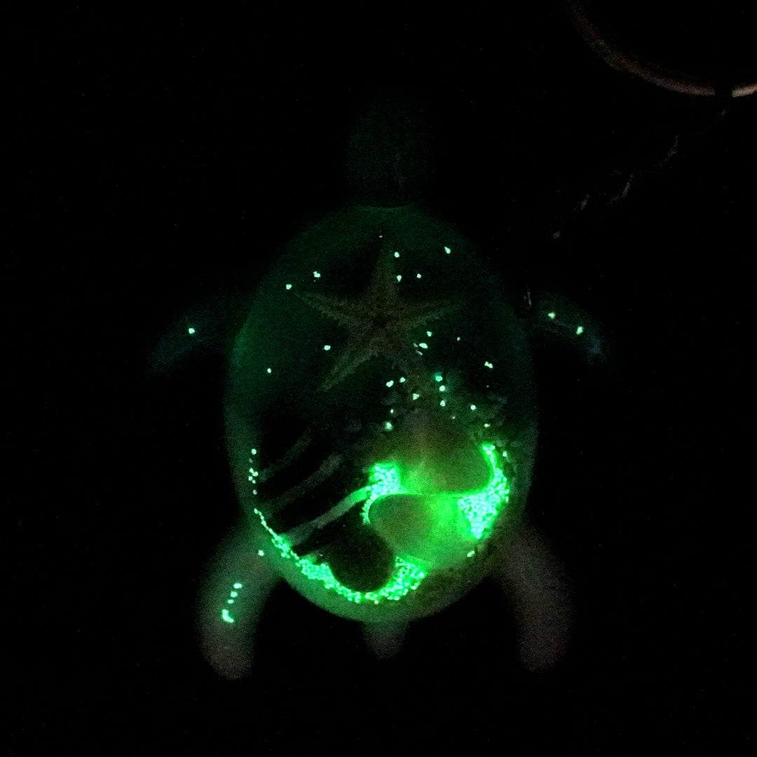 Lucky “Glow” Turtle Keychain