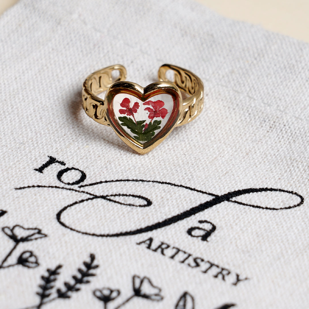Two Souls, One Heart Resin Ring