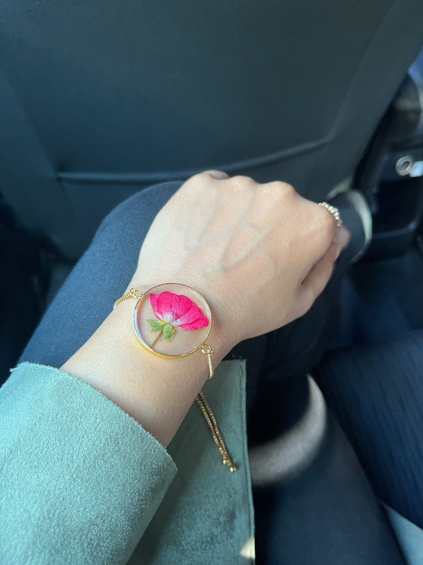 Rouge - Red Rose Bracelet