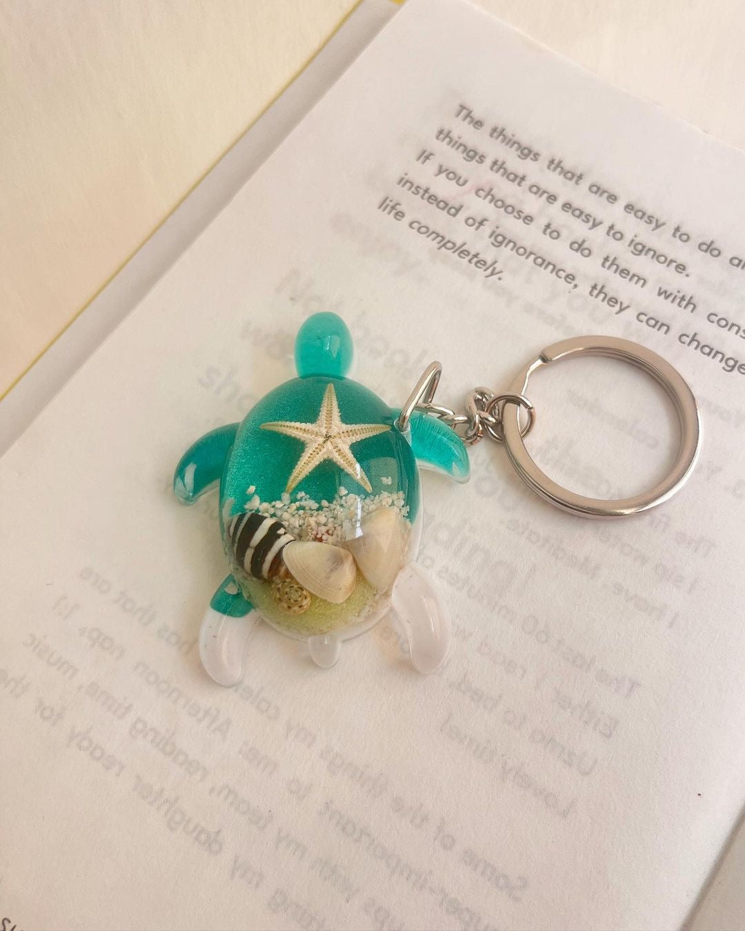 Lucky “Glow” Turtle Keychain
