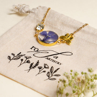 Aurielle Bleu Lobelia Necklace