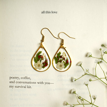 Whispers of Becoming, Blooming Earrings 🦋