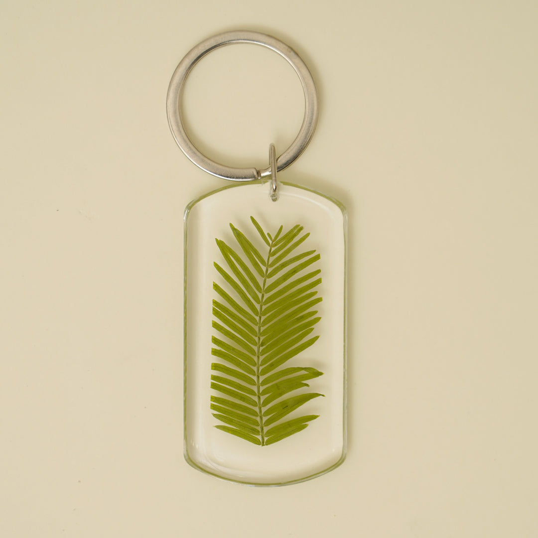 The Fir leaf keychain