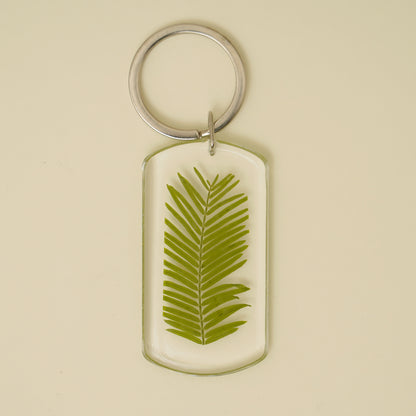 The Fir leaf keychain