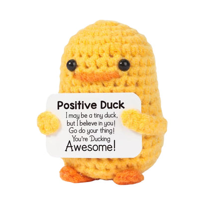 Positive Crochet Duckling 💛