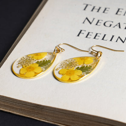The Joyful Yellow Bloom Earrings