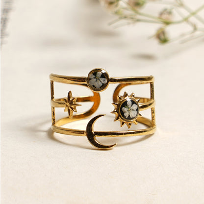 Celestial Flora Stack 🌞🌛⭐️🌼
