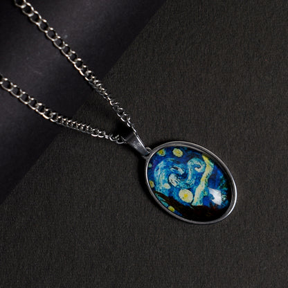 Glow in the dark : The Starry Night Pendant