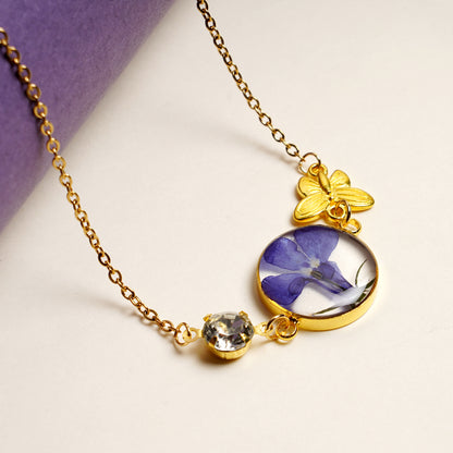 Aurielle Bleu Lobelia Necklace