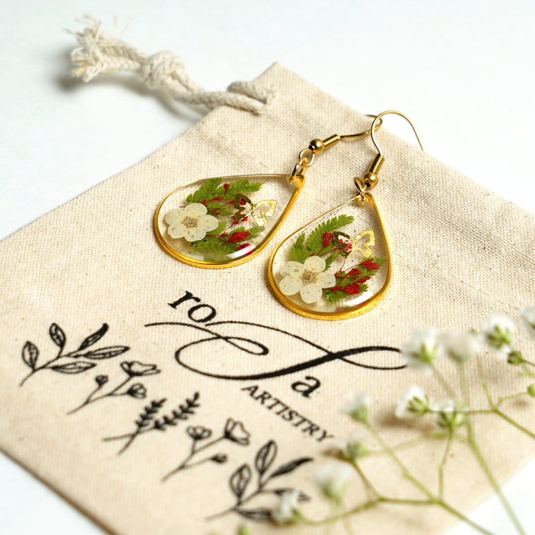 Whispers of Becoming, Blooming Earrings 🦋