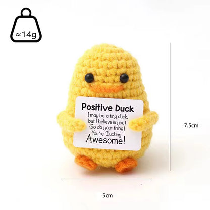 Positive Crochet Duckling 💛