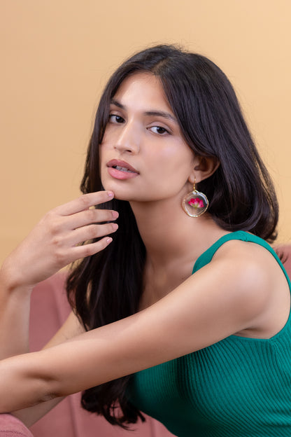 The Classic RED ROSE EARRINGS