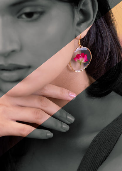 The Classic RED ROSE EARRINGS