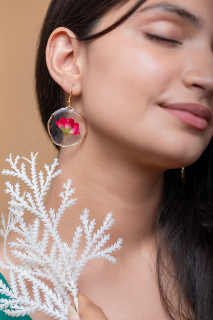 The Classic RED ROSE EARRINGS
