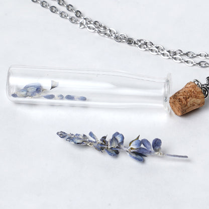 Dried Lavender Pendant