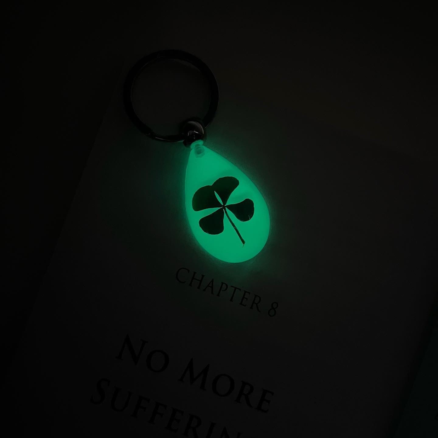 You are MY LUCKY CLOVER 🍀 - Glow Keychain