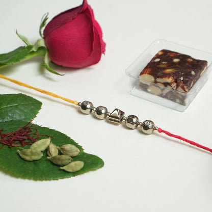 Suvarna Sankalp ✨ | The Natural Pyrite Pyramid Rakhi Hamper