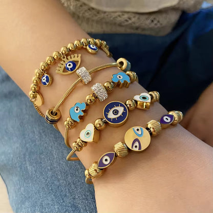 Strong ; Loved ; Protected : Evileye Bracelet