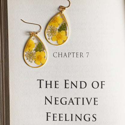 The Joyful Yellow Bloom Earrings