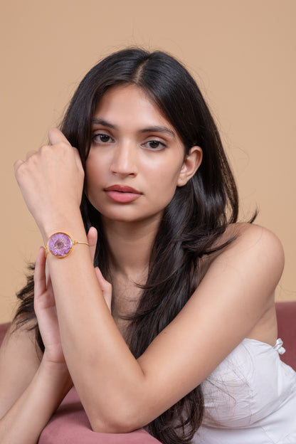 Purple Chrysanthemum Bracelet
