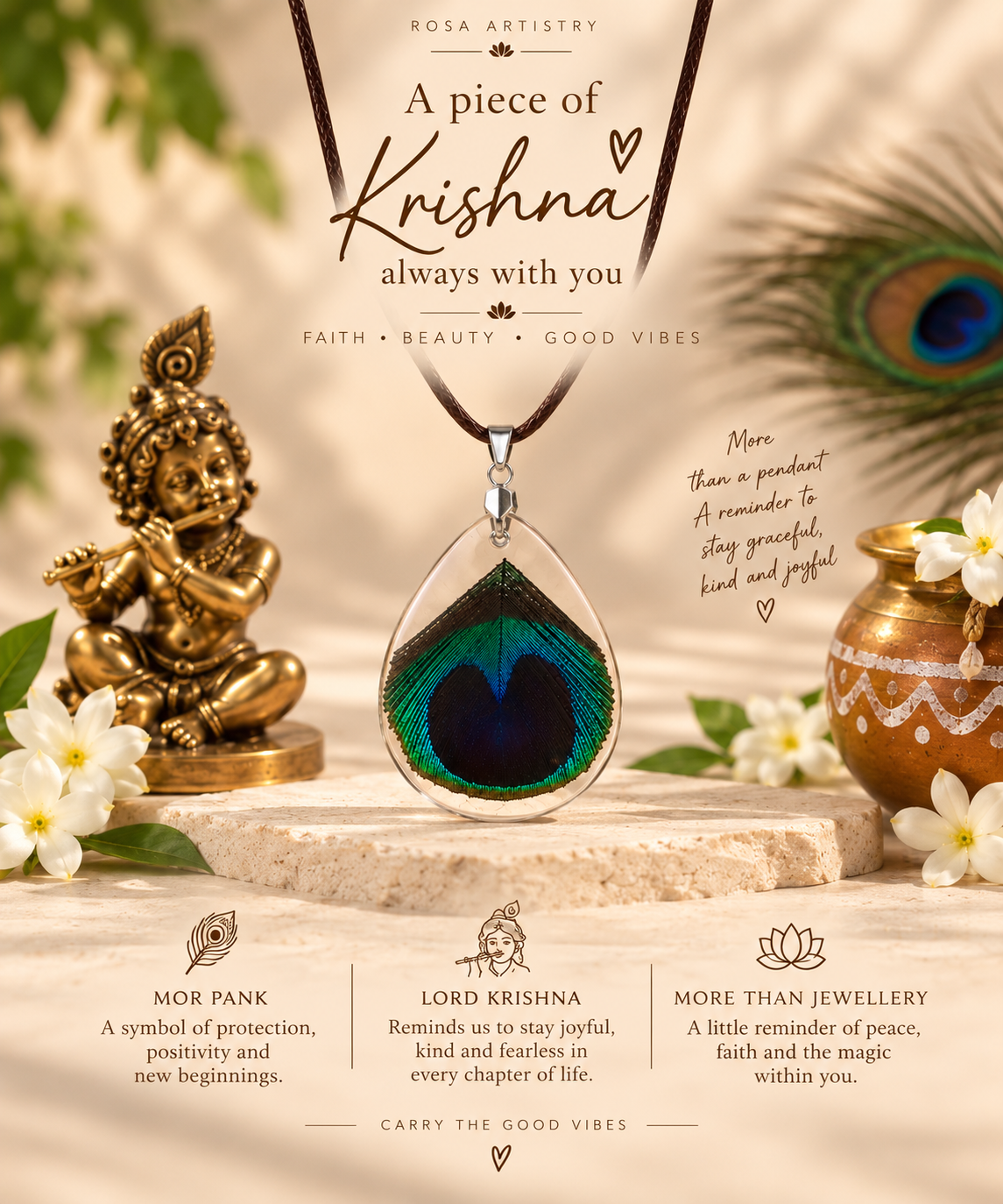 🦚 MORPANKH — A Piece of Krishna, Always With You. 💙
