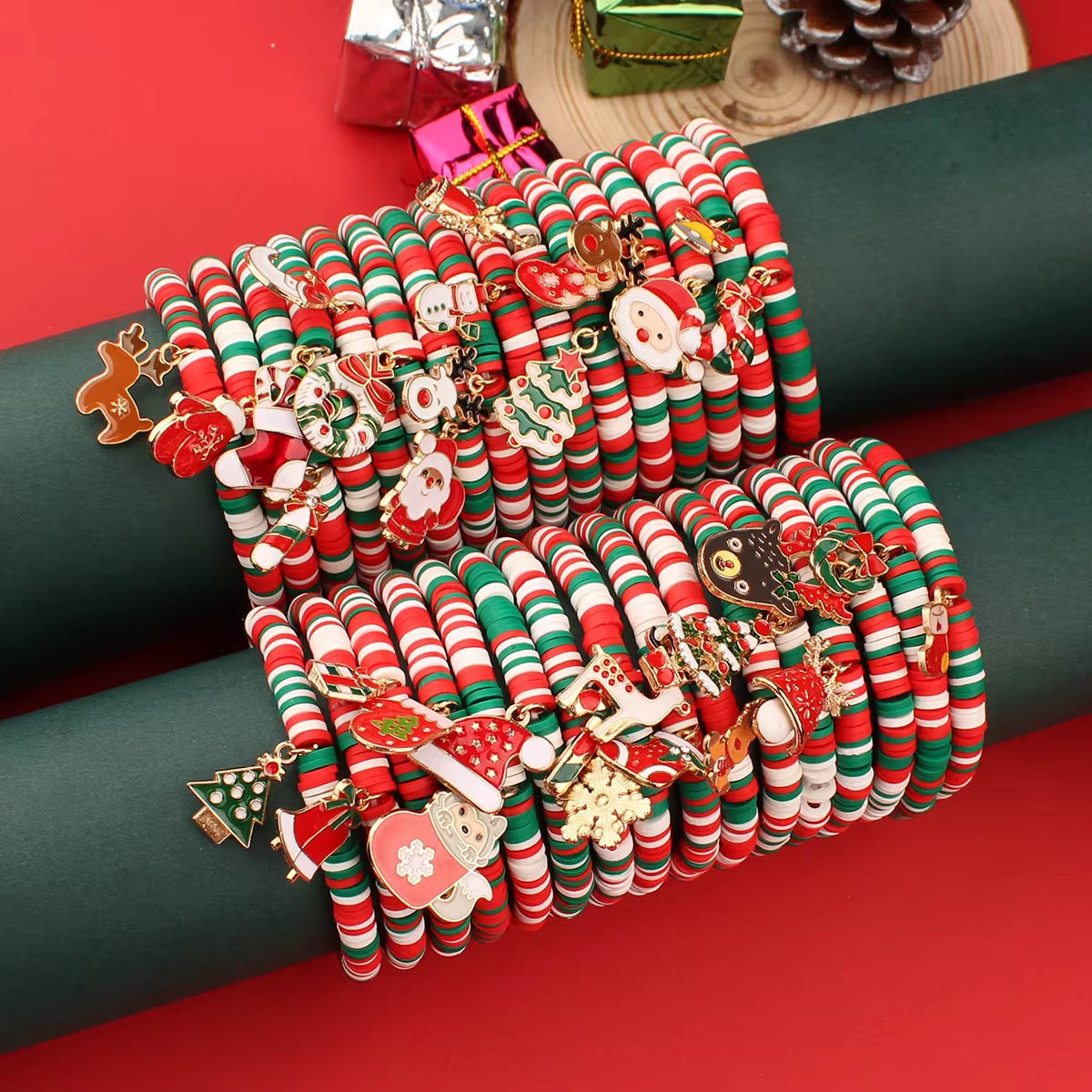 Holly Jolly Charm Bracelet