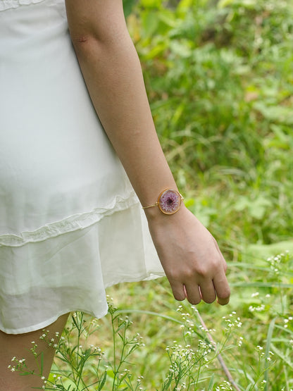 Purple Chrysanthemum Bracelet