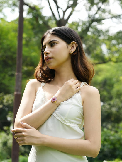 Purple Chrysanthemum Bracelet